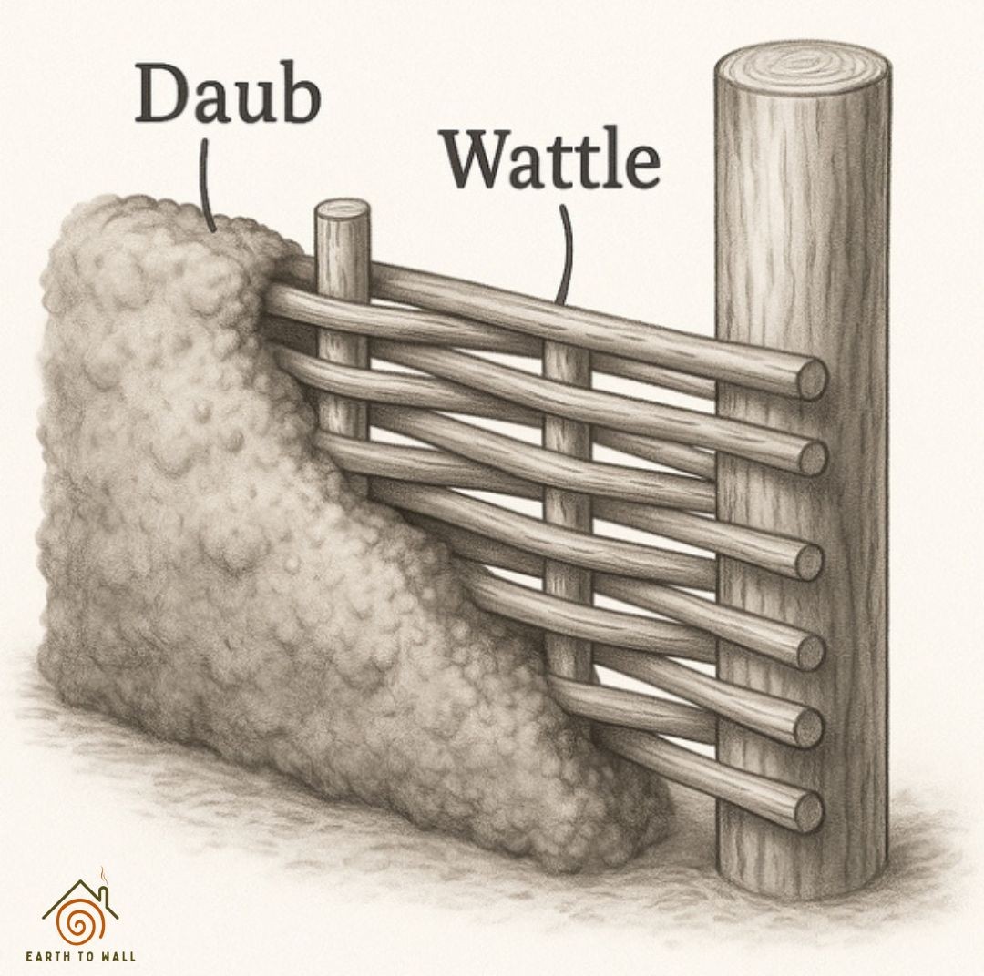 Wattle and Daub Technik