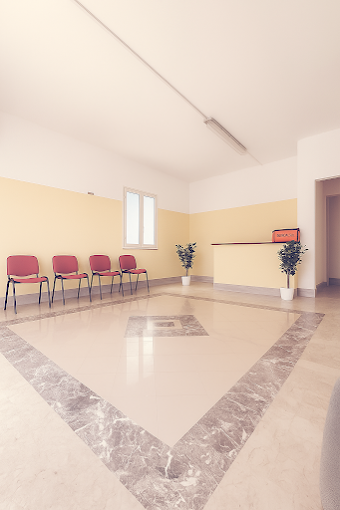 Sala d'attesa del Poliambulatorio Medical, Lamezia Terme