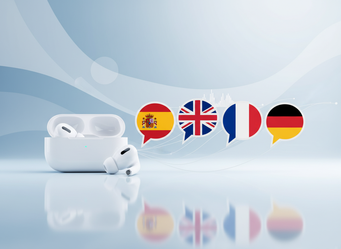 Cabecera AirPods Pro traducción en vivo
