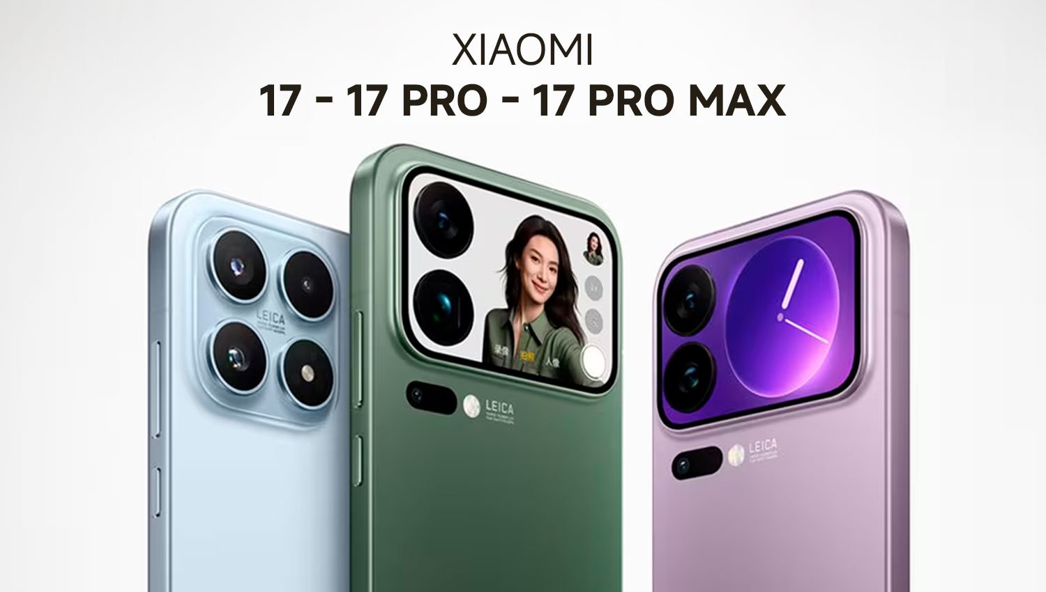 Xiaomi 17 vs 17 Pro vs 17 Pro Max - Comparativa Completa