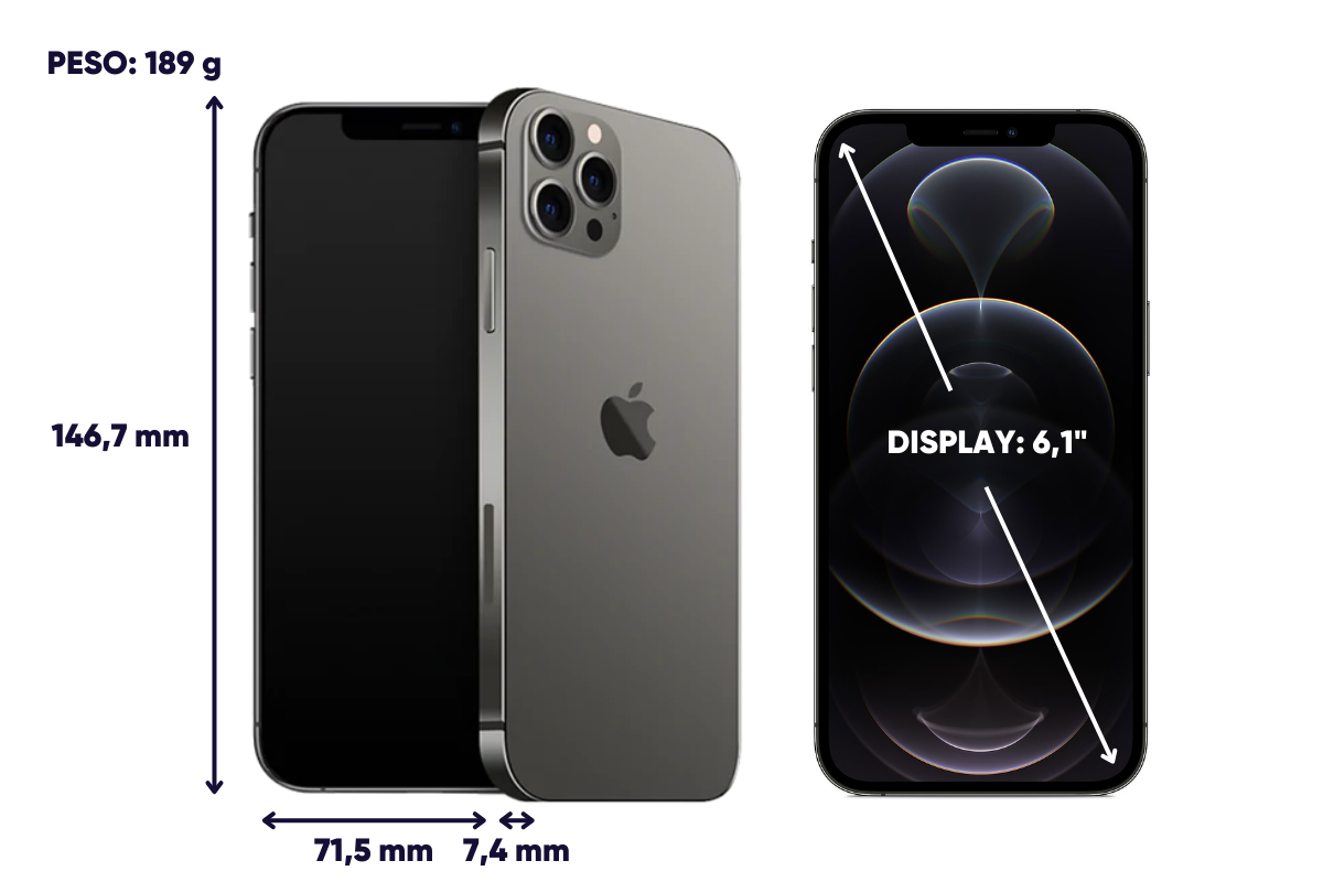 Dimensiones iPhone 12 Pro