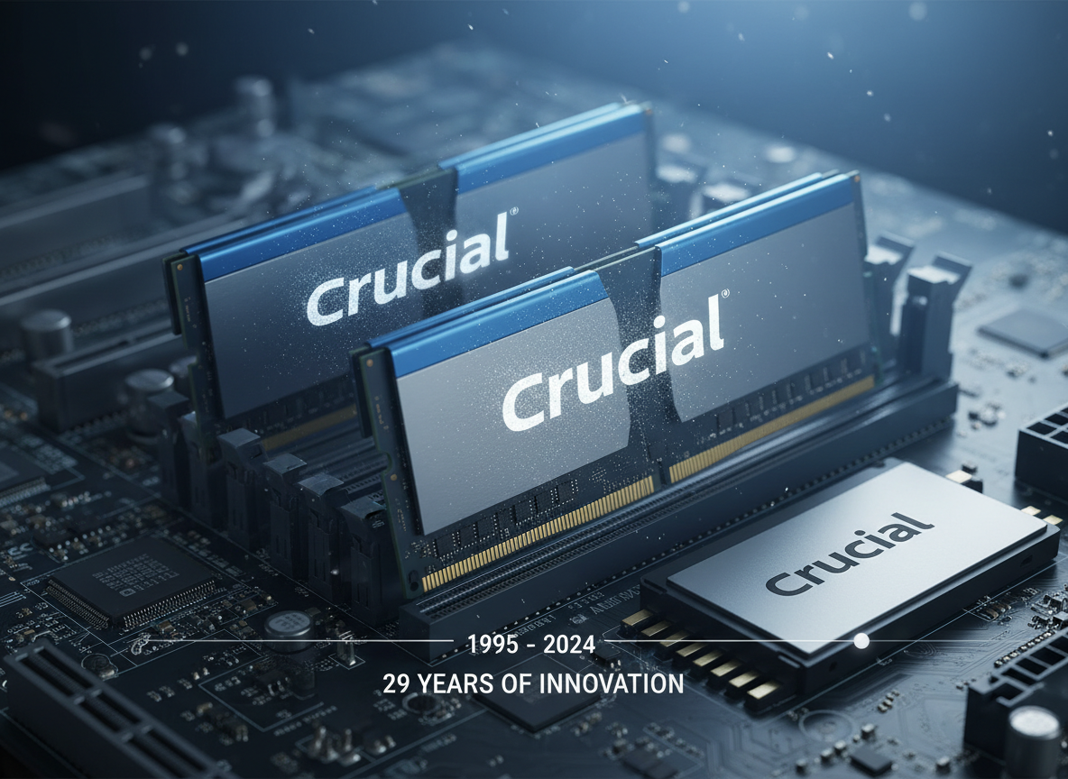 Crucial deja de fabricar productos de consumo tras 29 años