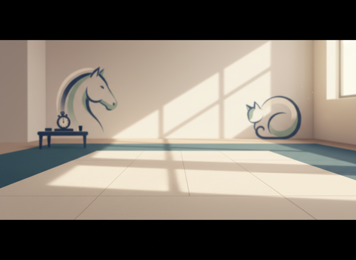 The Horse, the Cat, and the Judo Mat