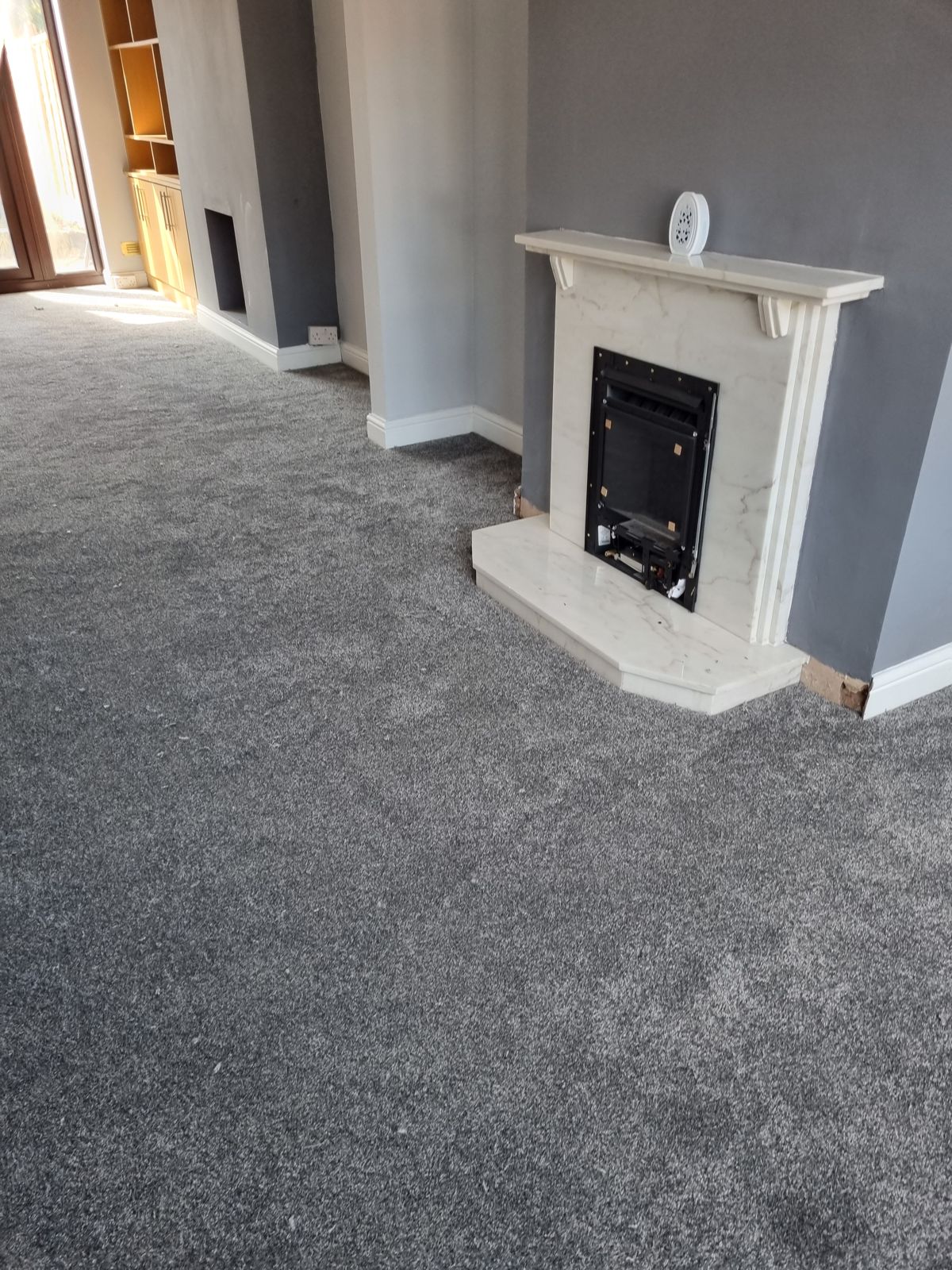 Beautiful living room with quality carpet