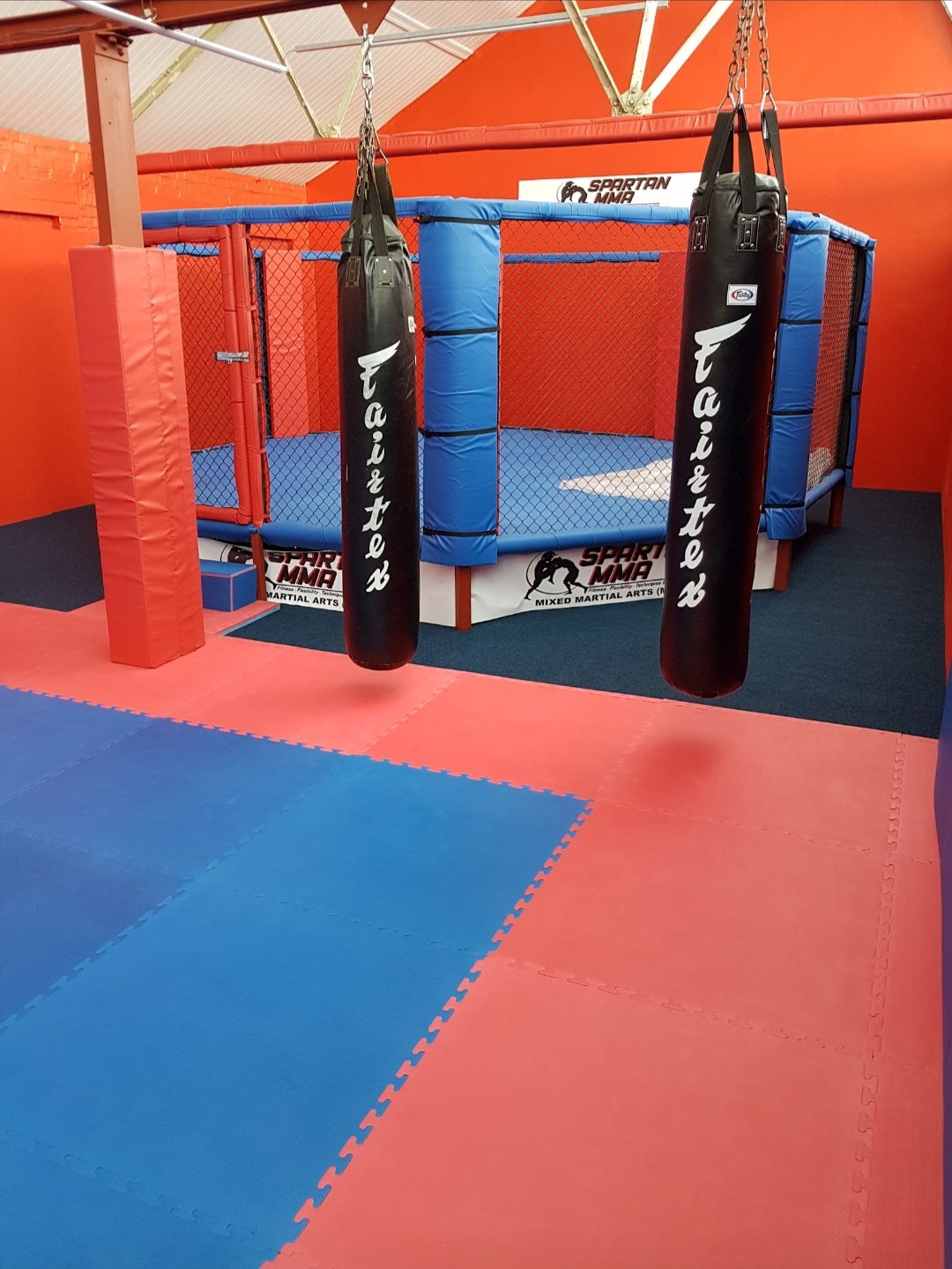 Commercial gym flooring installation