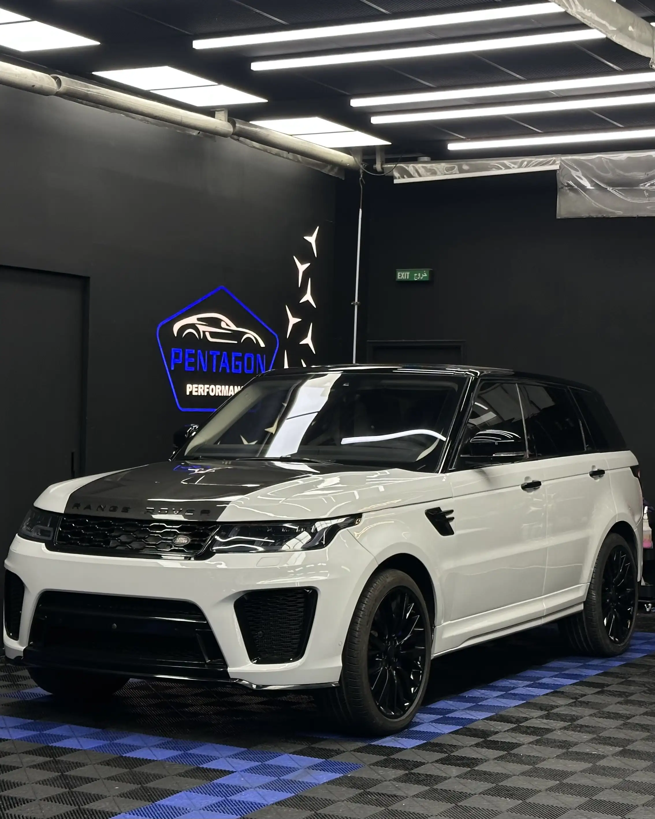 Range Rover SVR Bodykit Light Nardo Grey — Pentagon Performance Dubai