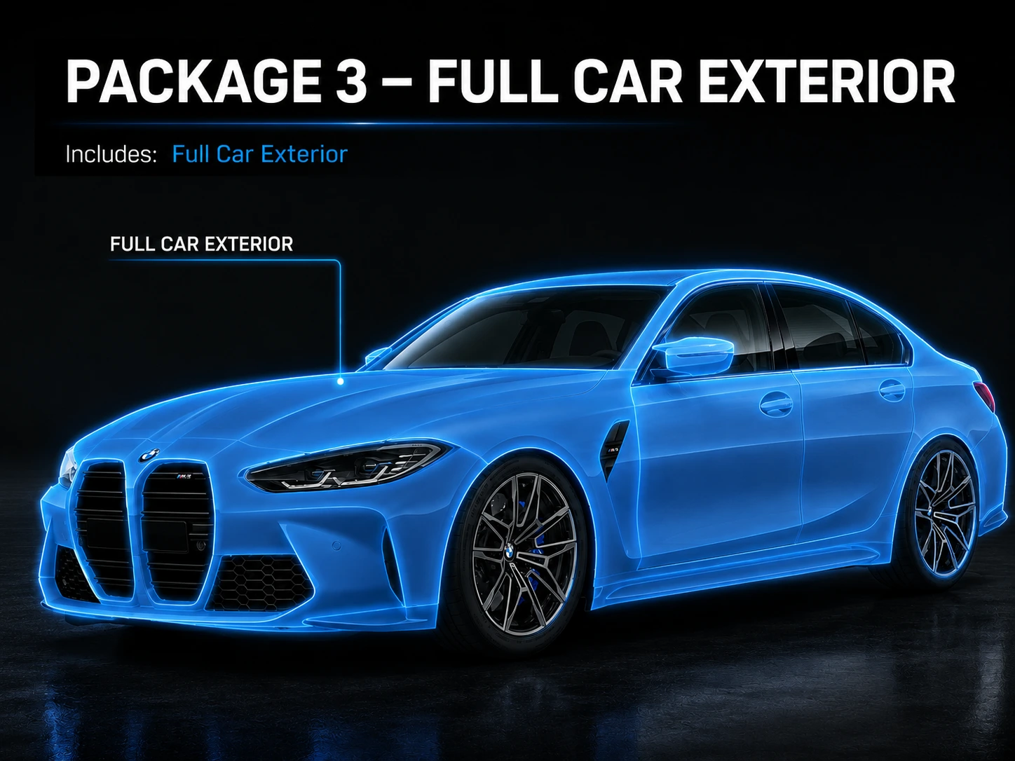 PPF Full Car Exterior Package Dubai complete body protection