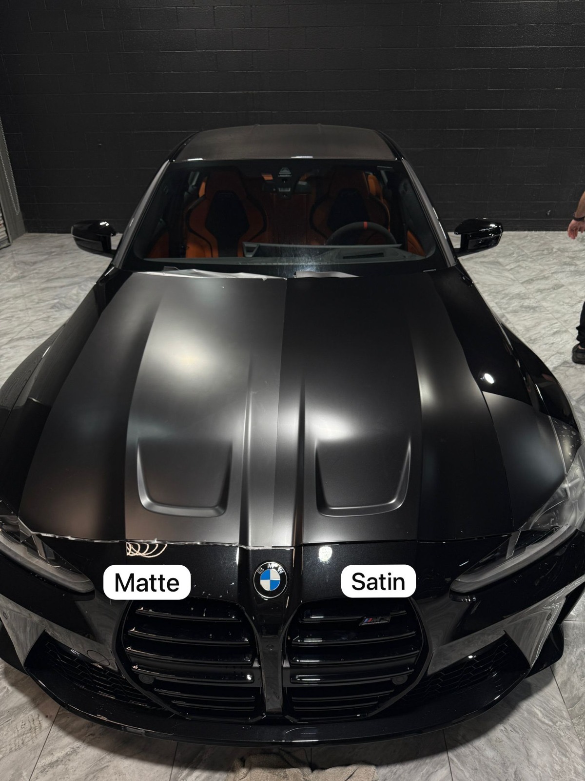 BMW M4 Matte vs Satin PPF comparison — Pentagon Performance Dubai
