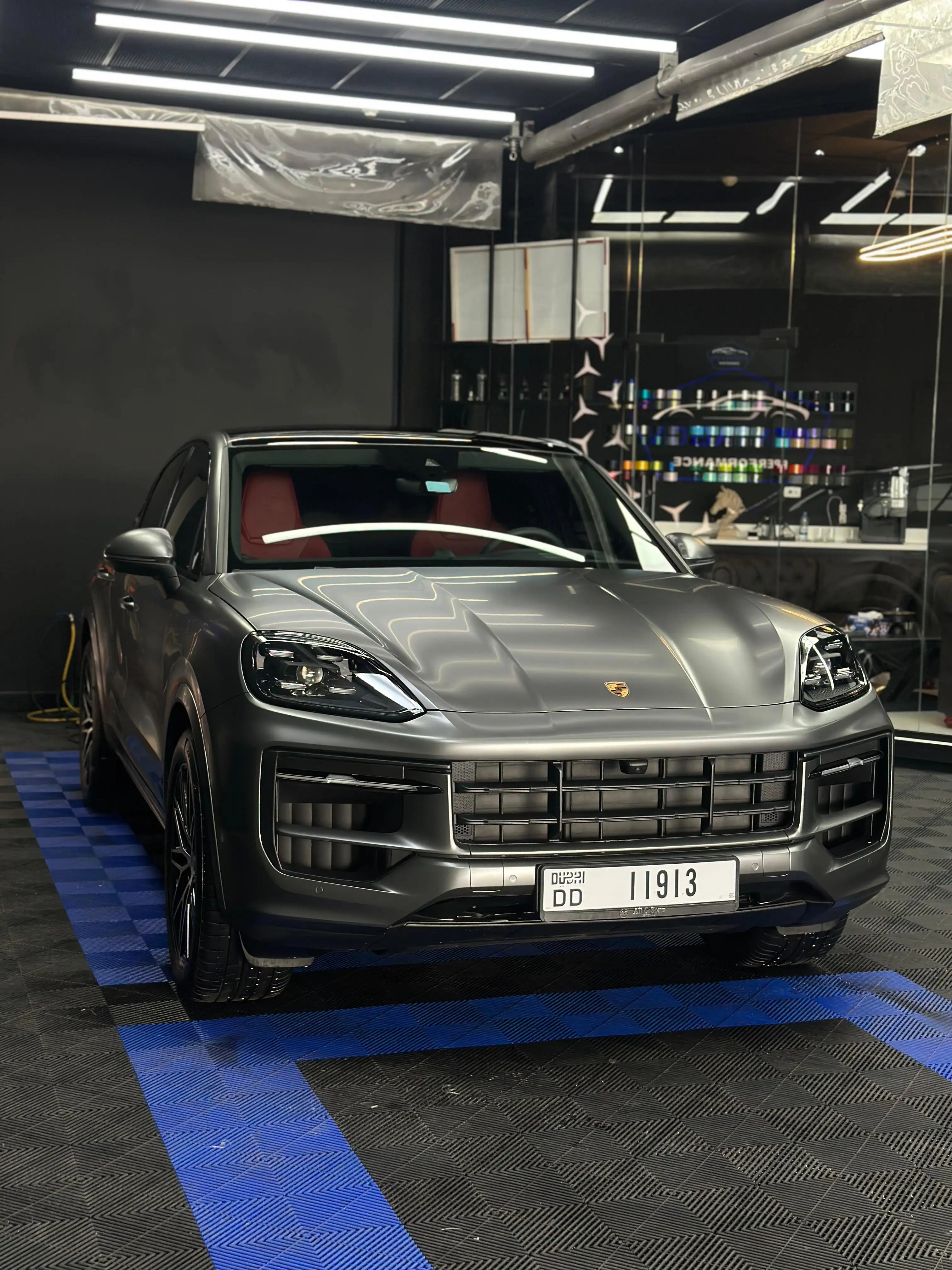 Porsche Cayenne Satin PPF — Pentagon Performance Dubai