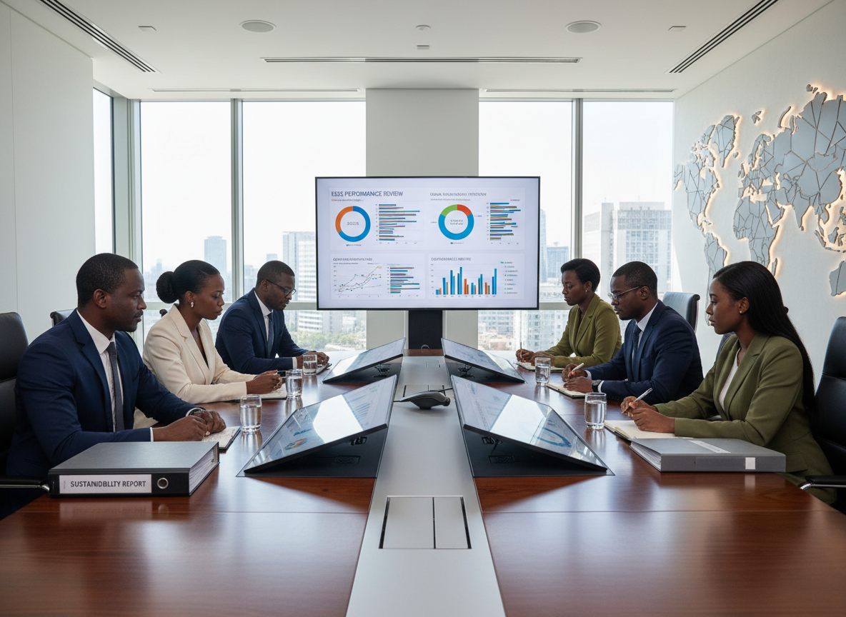 ESG governance and reporting meeting