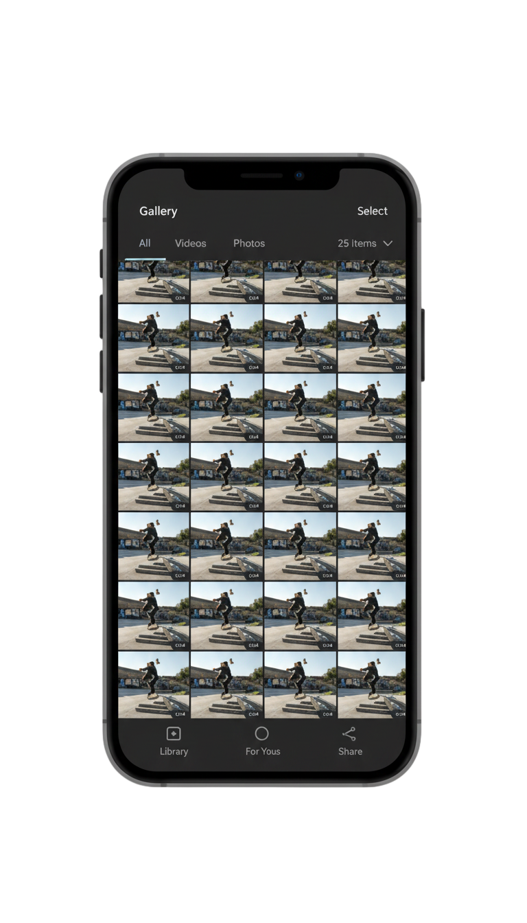 Messy camera roll