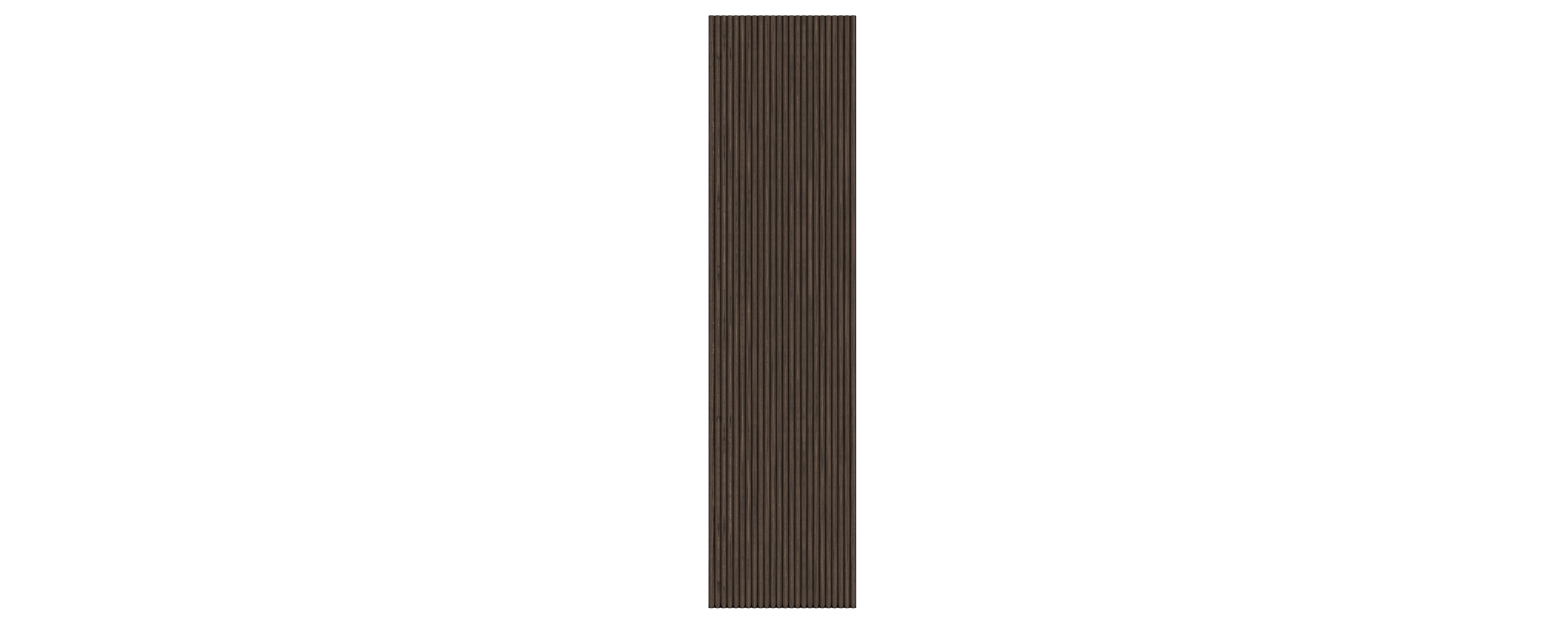 Ribbed Panel — Smoked Walnut
