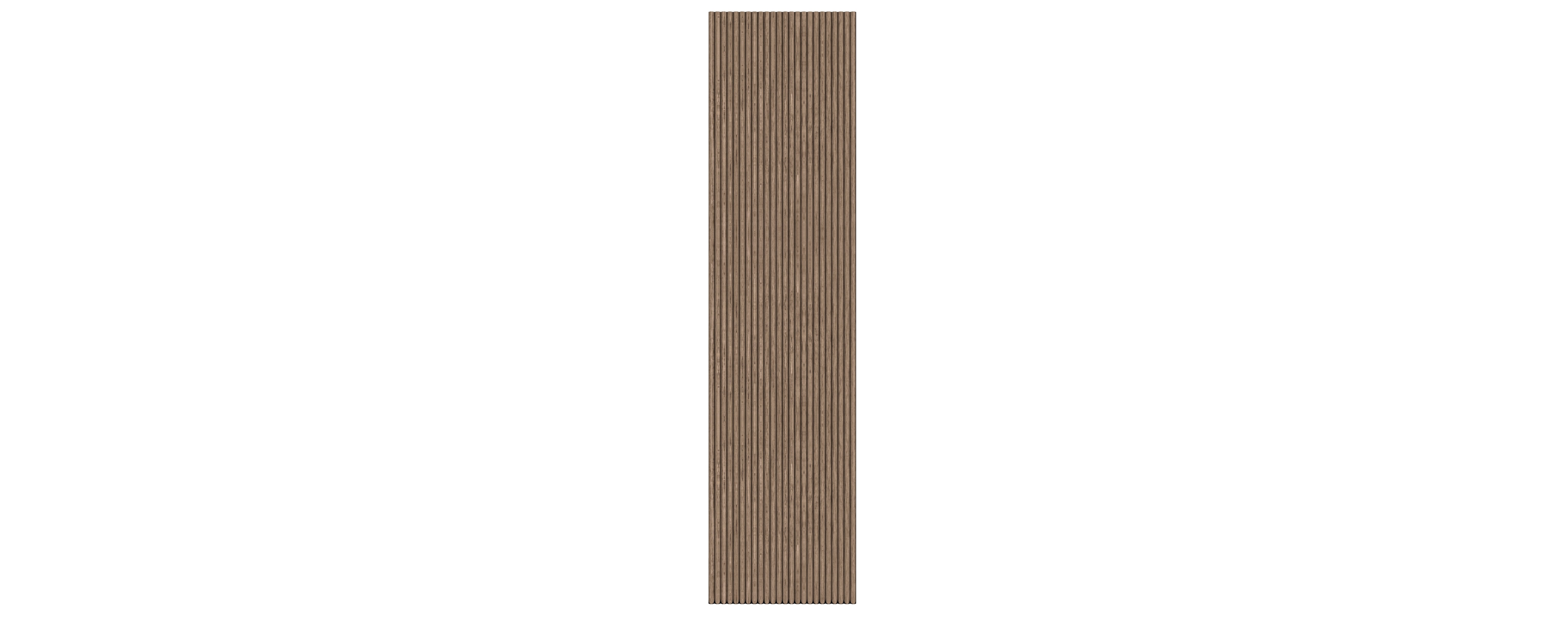 Ribbed Panel — Walnut