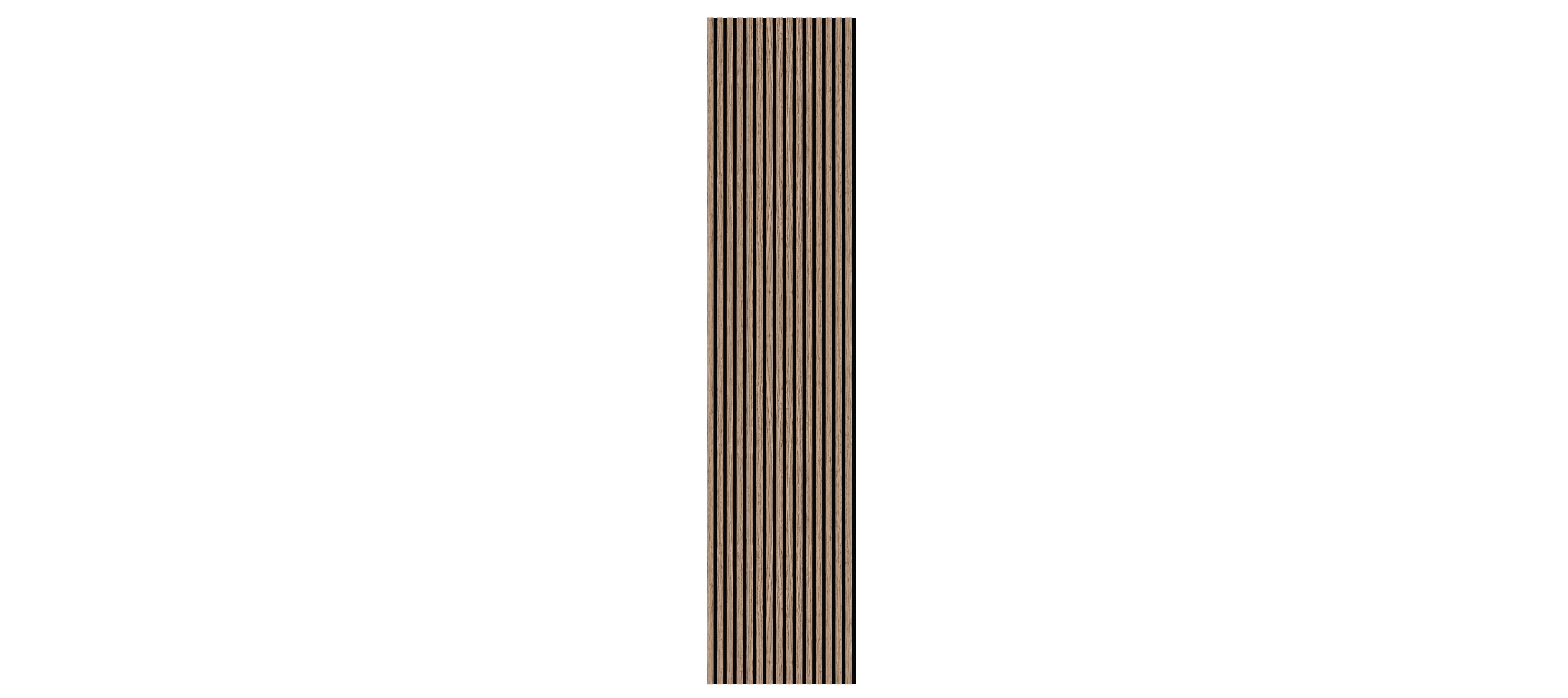 Acoustic Slat Panel — Walnut