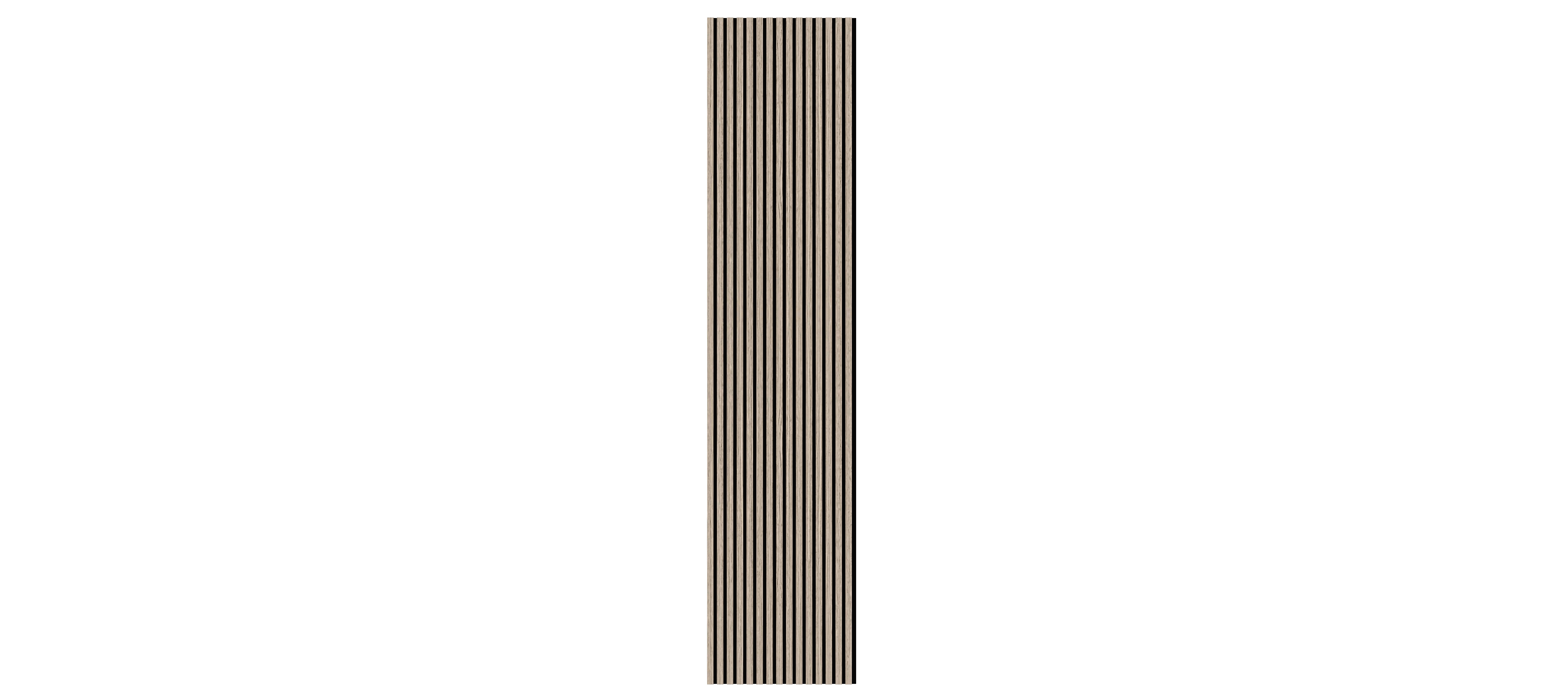 Acoustic Slat Panel — Grey Oak