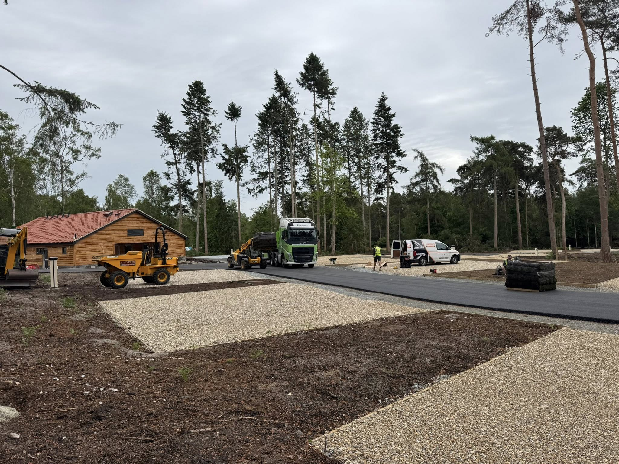Tarmac and groundworks at Sandringham Estate Norfolk — M.Smithson LTD prestigious project