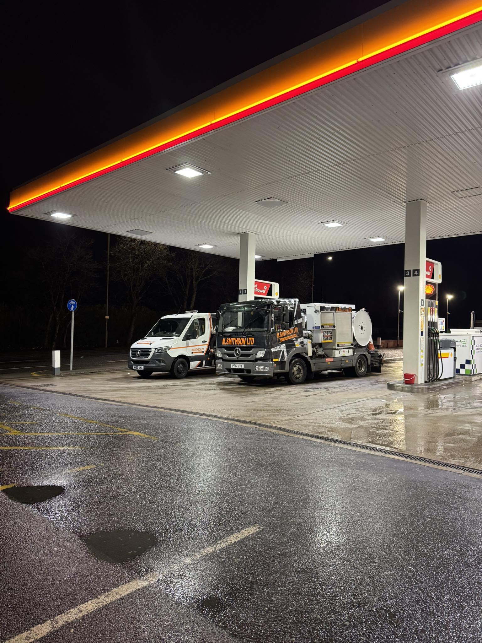 Full site jet and de-silt Ayr CAMC caravan club site Scotland — M.Smithson LTD drainage