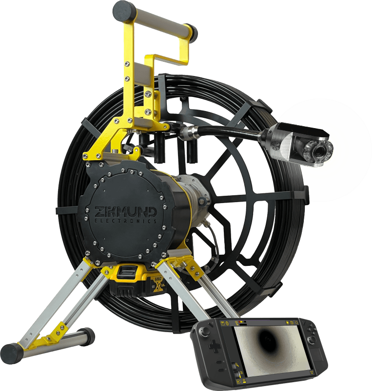 ZIKMUND TechWorm S – κάμερα ώθησης για επιθεώρηση αγωγών