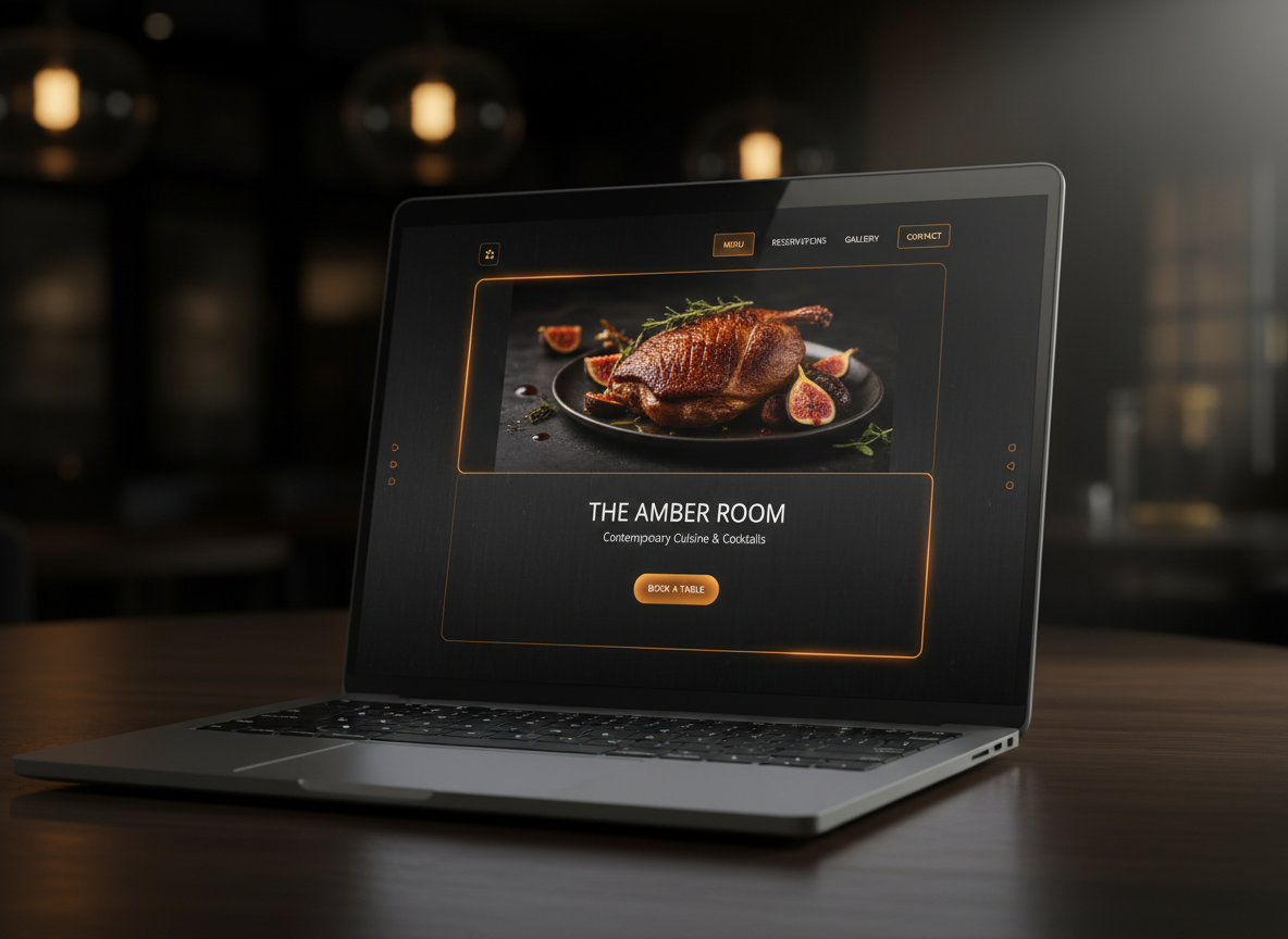 Exemple de site web Restaurant créé par Traficeo - La Table de Marco