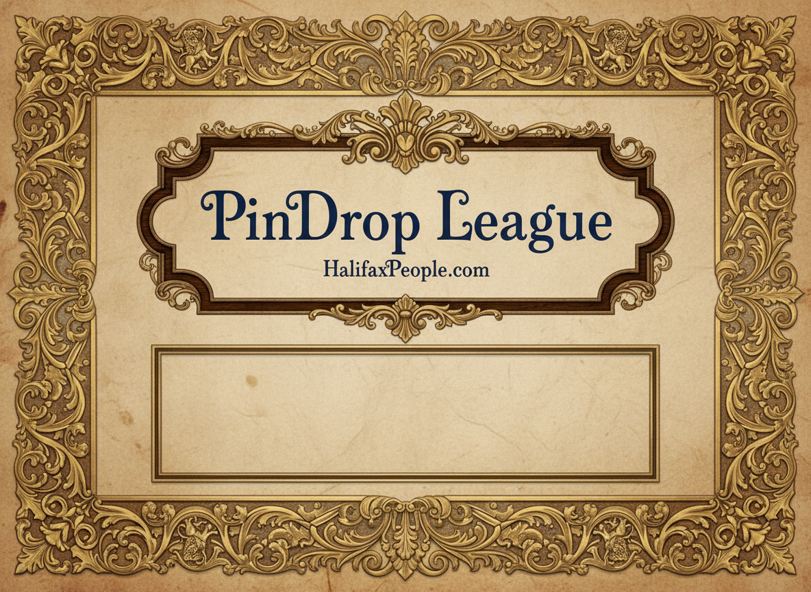 PinDrop League plaque