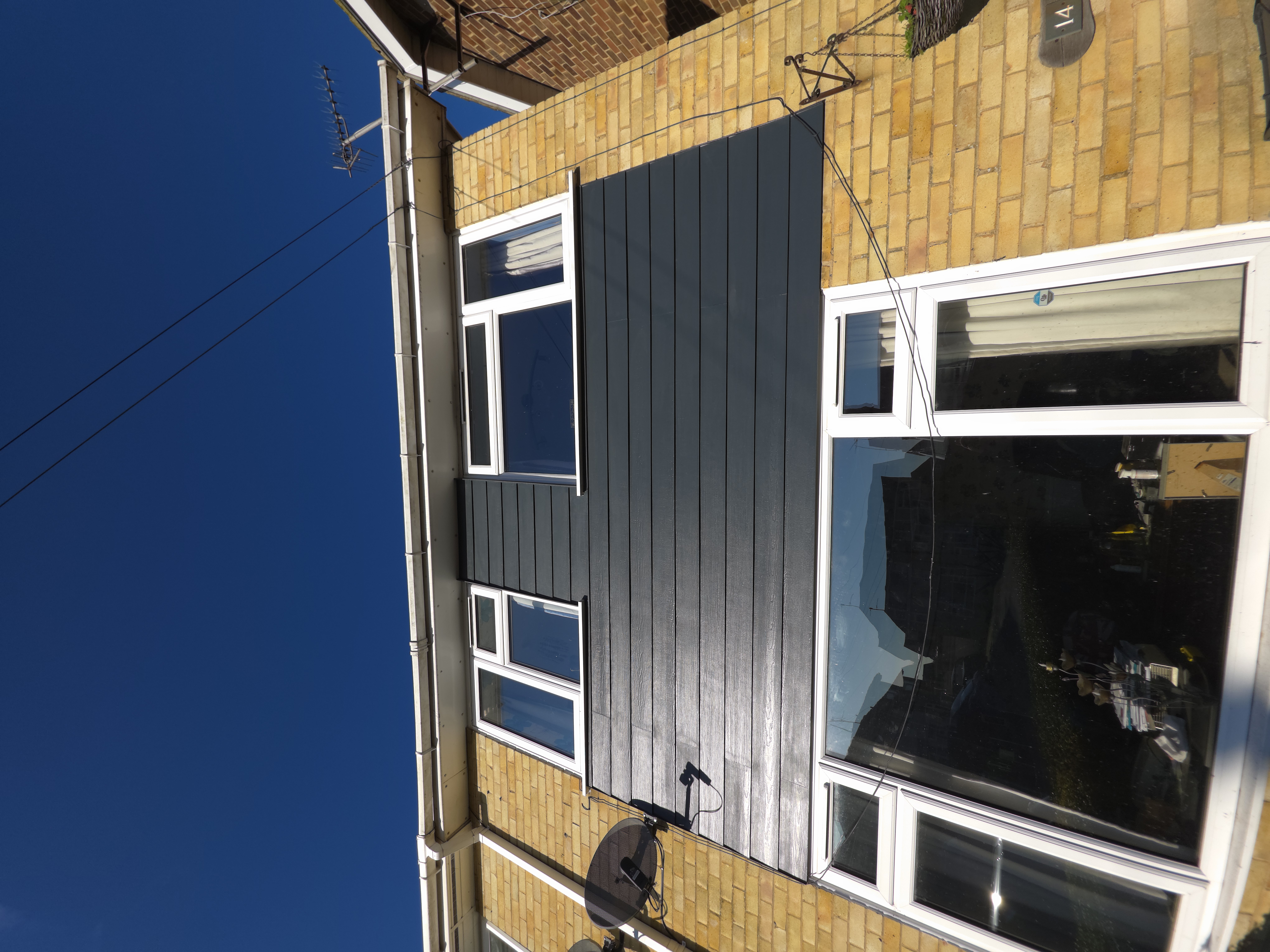 Grey Cladding Installation