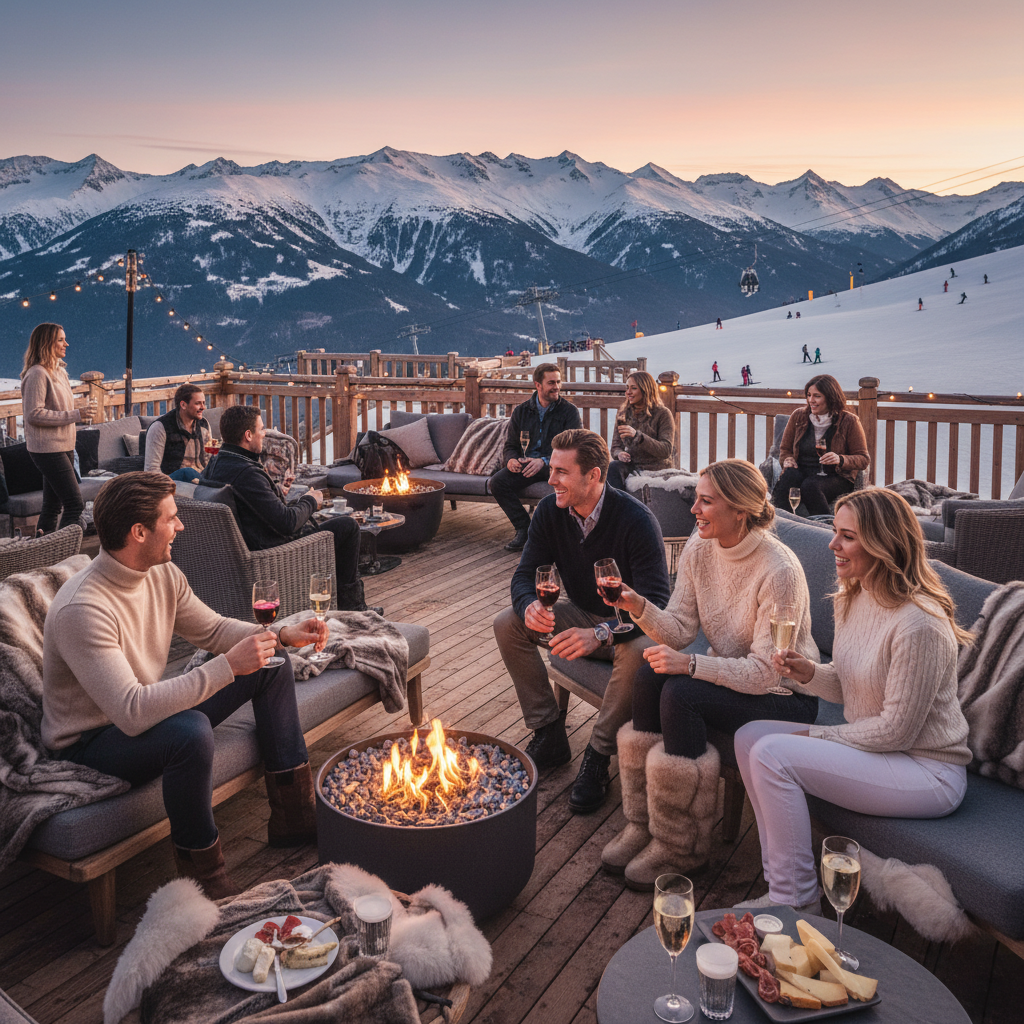 Après-ski terrace