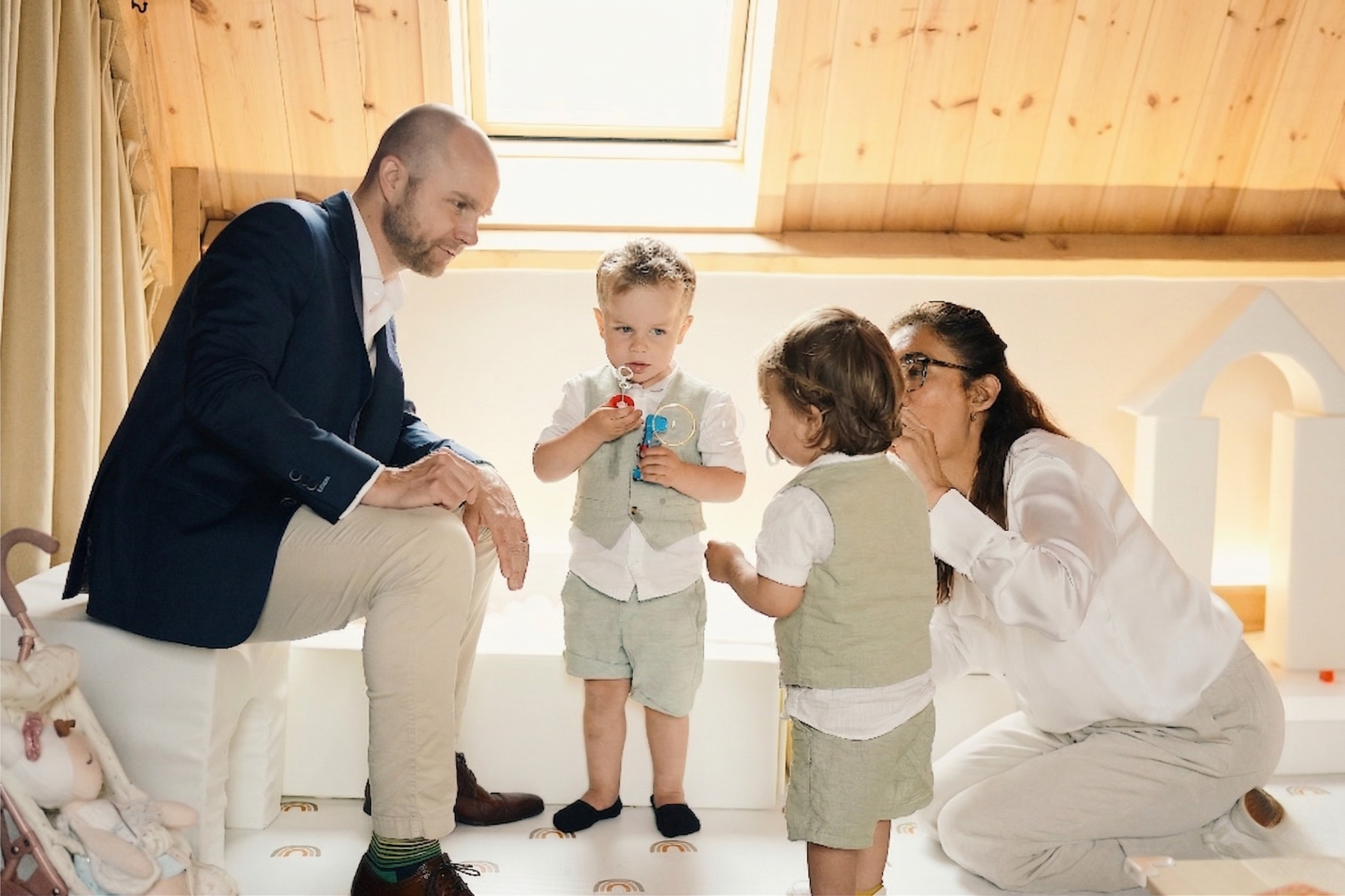 Nanny met kinderen bij The Little Guests