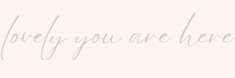 lovely you are here