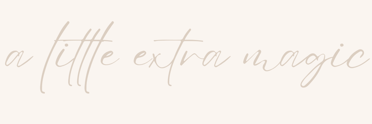 a little extra magic