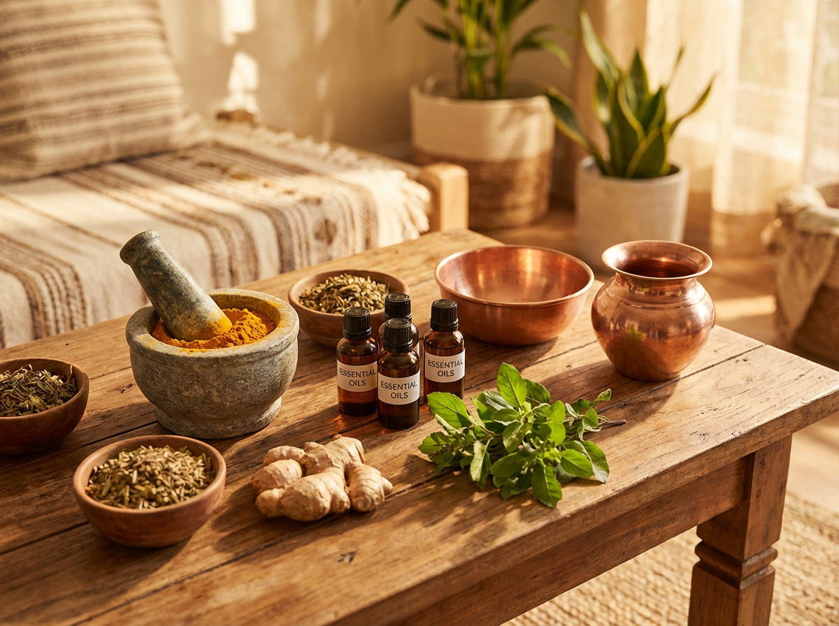 Ayurvedic herbs and ingredients for Panchakarma