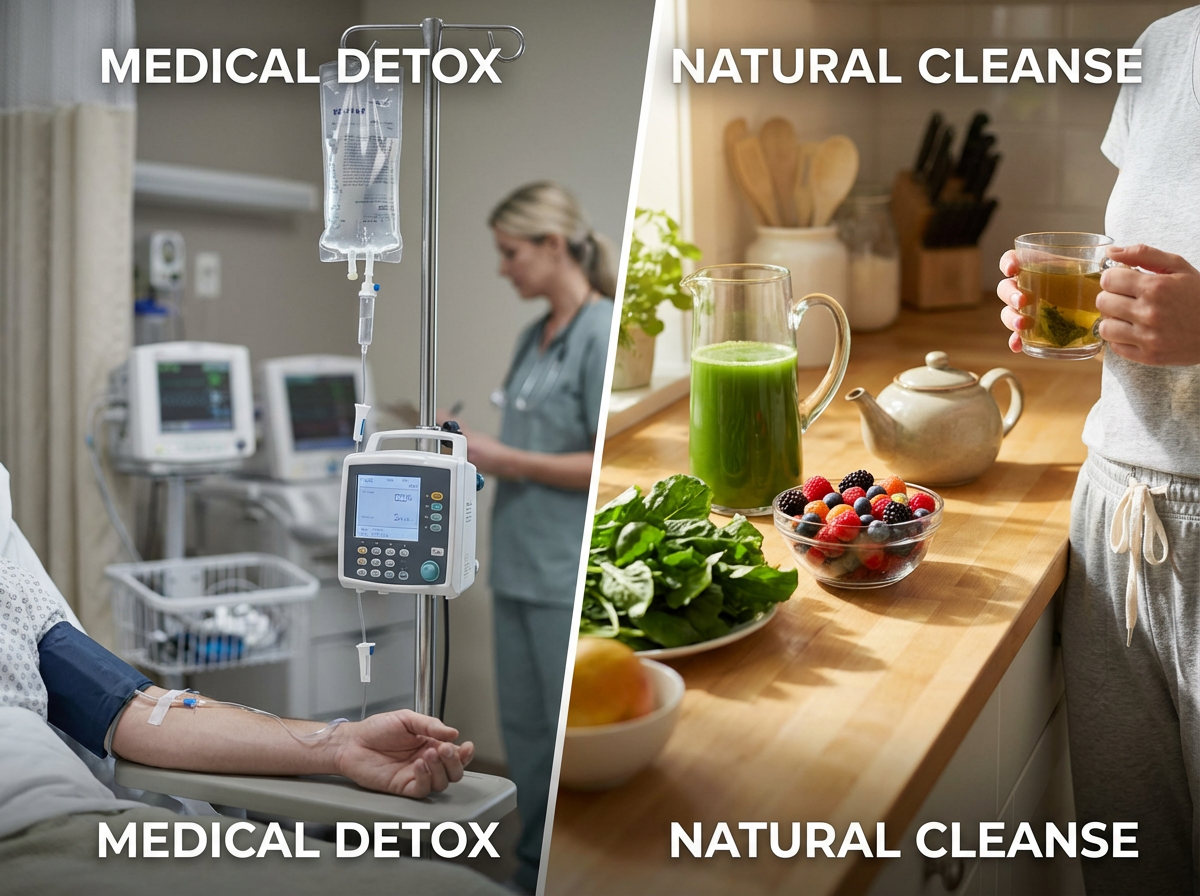 Comparison of detox and cleanse approaches