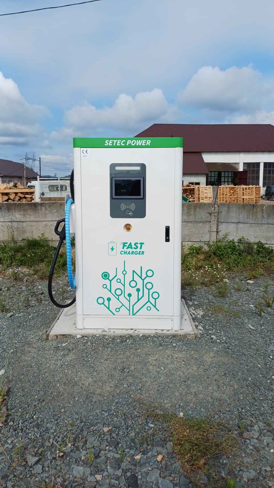 Statie Fast Charger 60kW SETEC POWER instalata de Electro Clip Map Targu Lapus