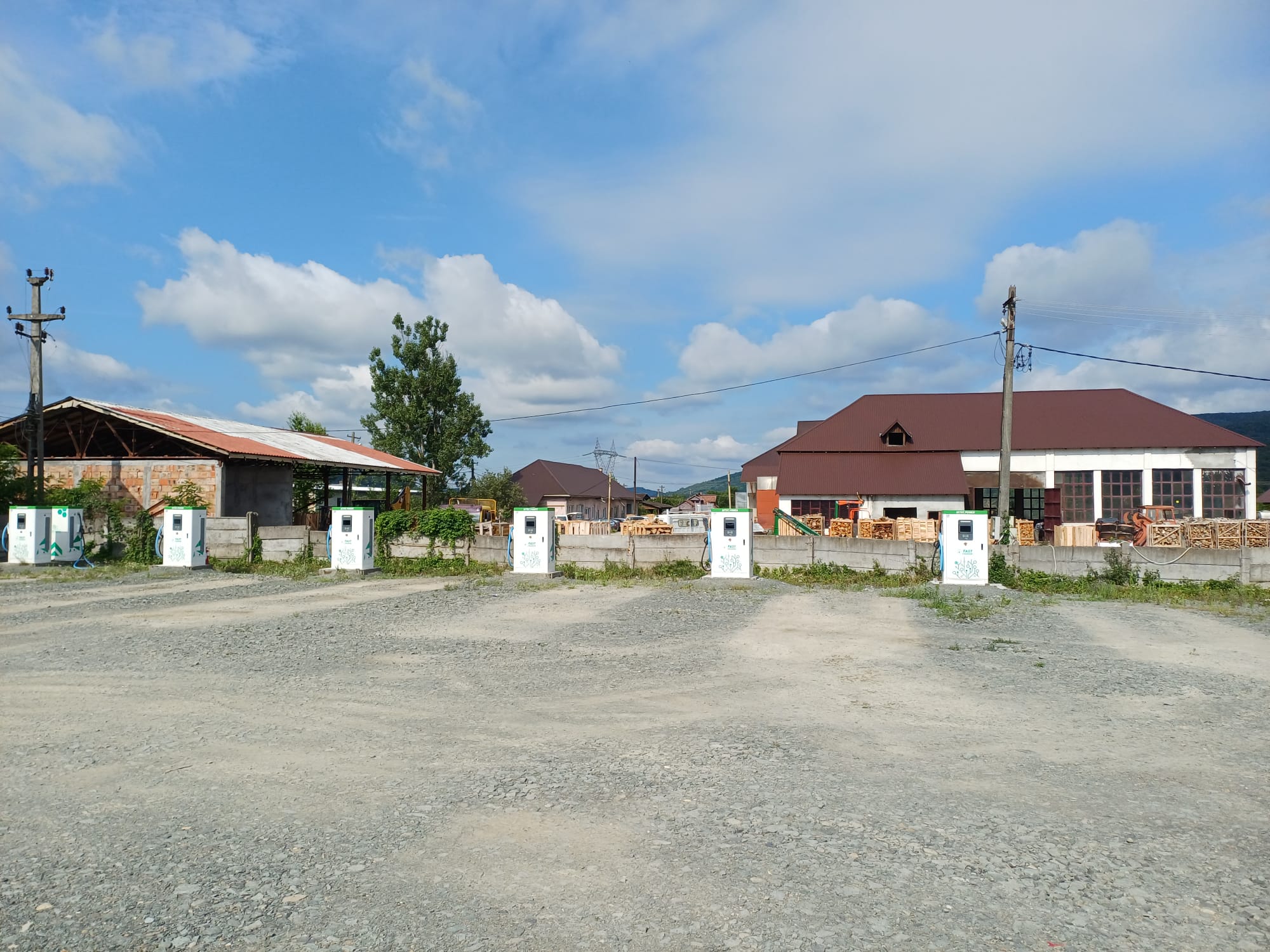 Statii incarcare EV Fast Charger SETEC POWER instalate de Electro Clip Map Targu Lapus Maramures - vedere panoramica