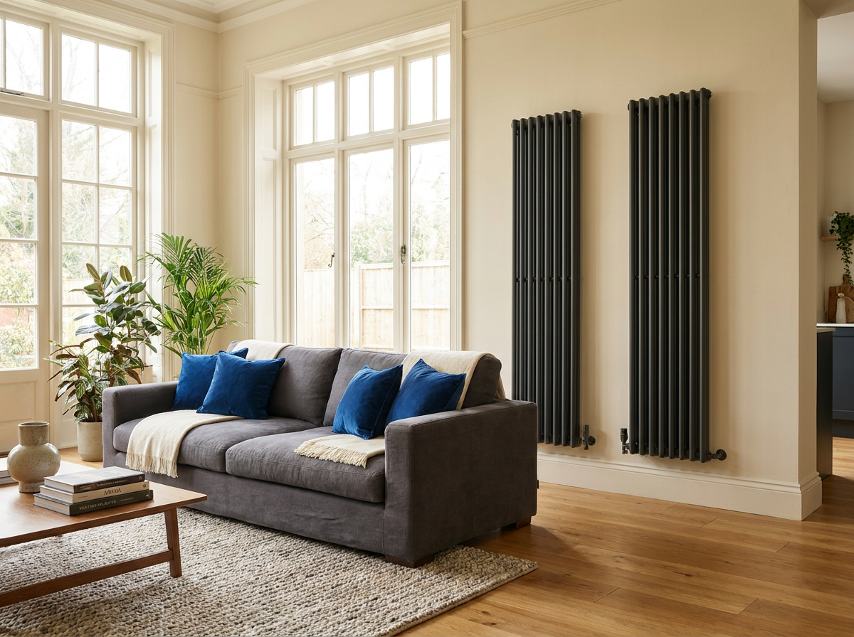 Can you keep existing radiators with a heat pump in a modern UK living room