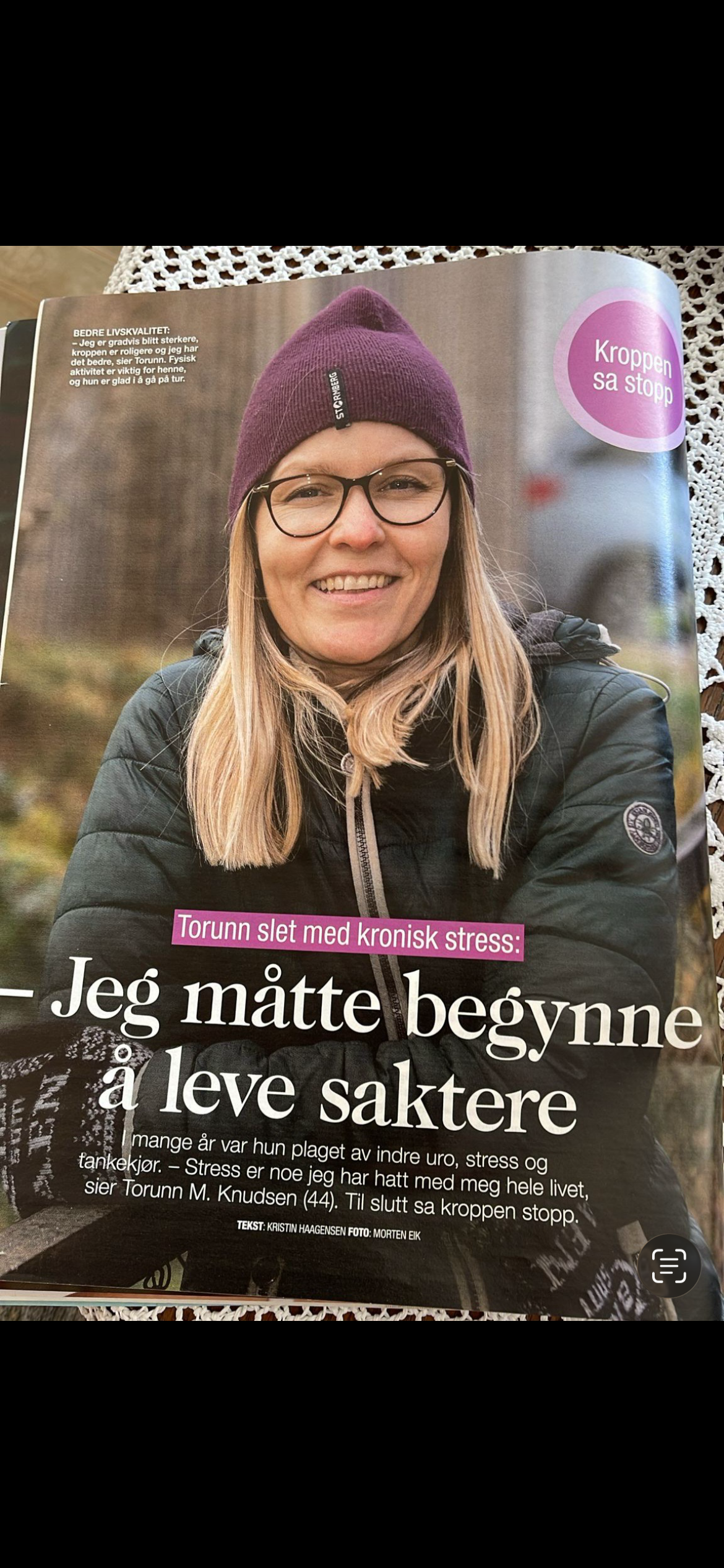«Jeg måtte begynne å leve saktere»