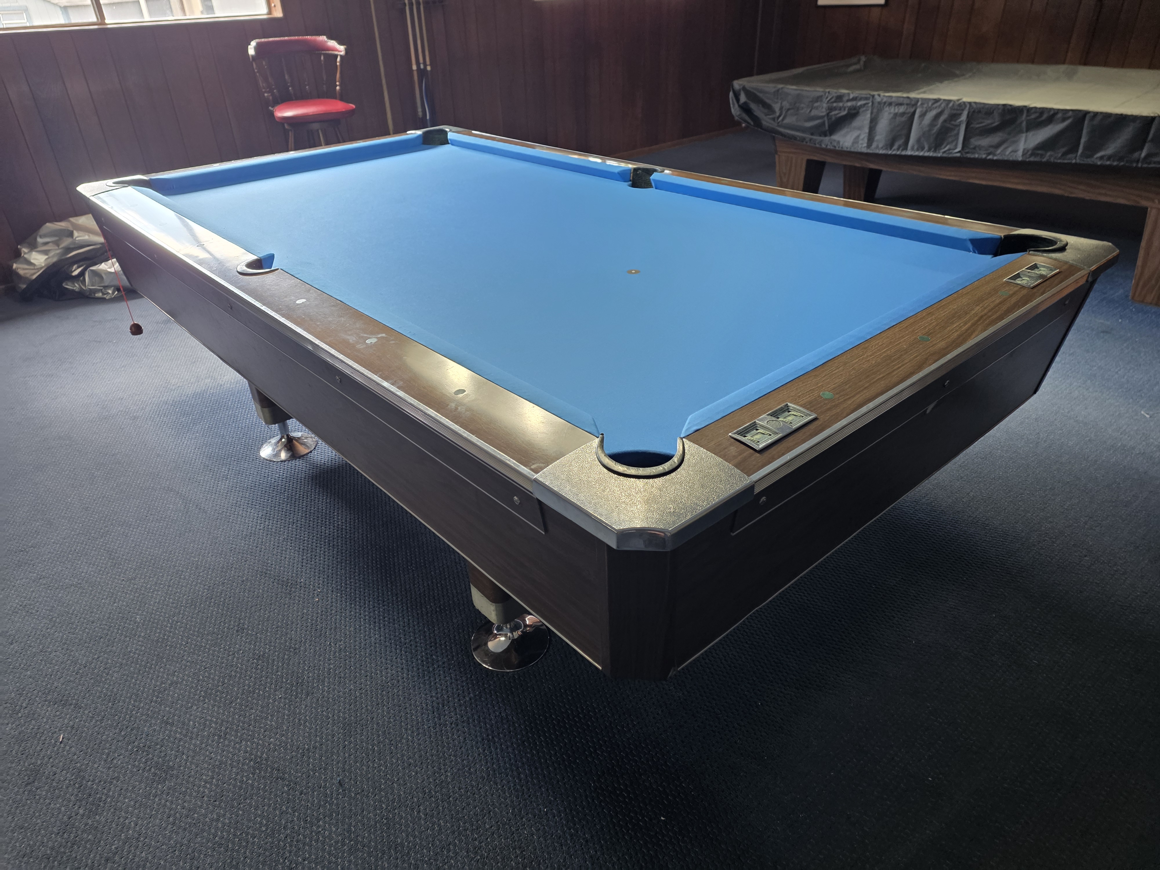 Commercial pool table service work