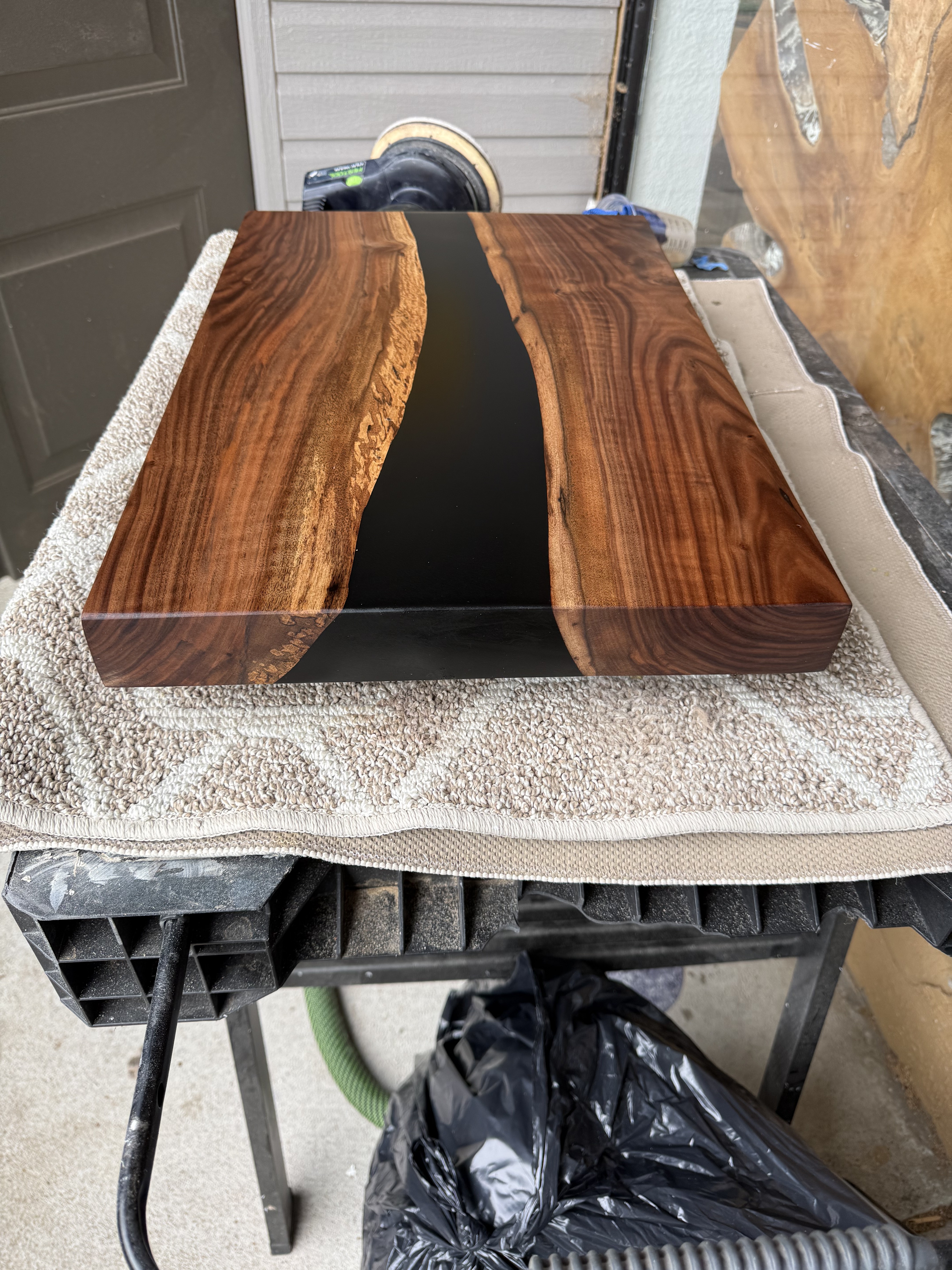 Black Walnut Black River Table Sample