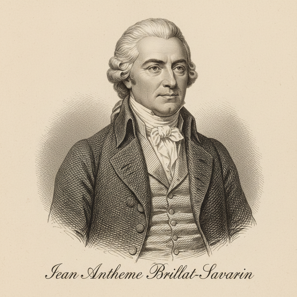 Gastronomie et philosophie du goût. Brillat-Savarin, magistrat français et gastronome réputé du XIXe siècle