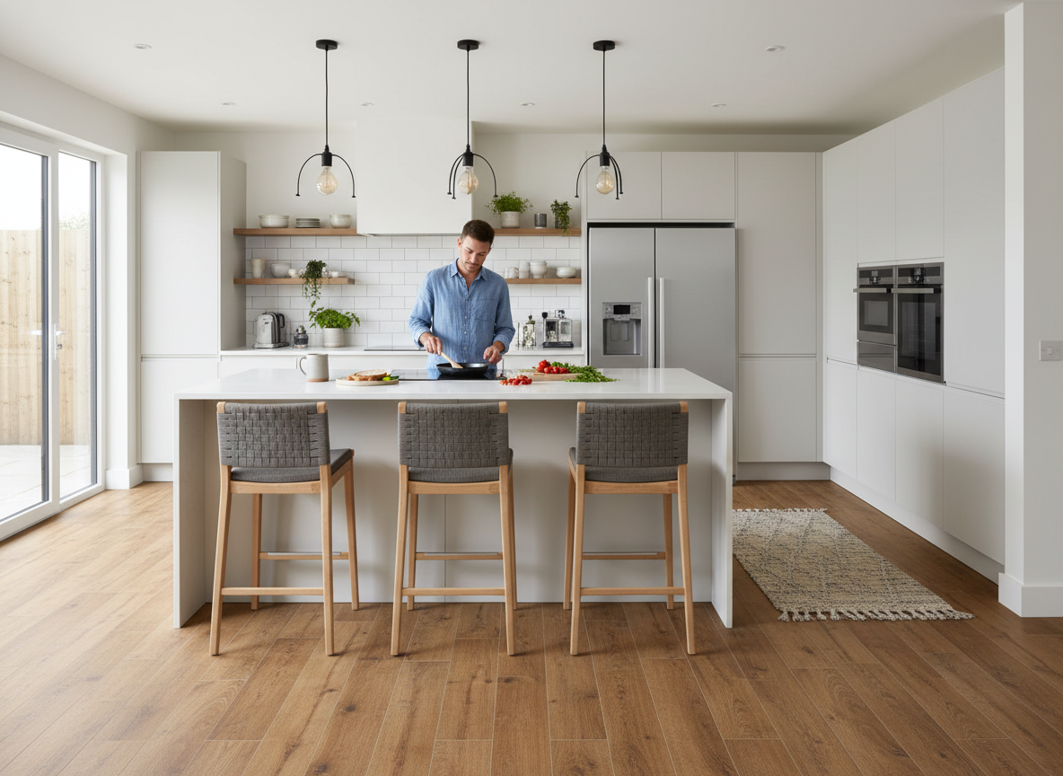 Sōya luxury vinyl in keuken